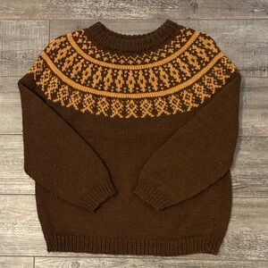 Vintage Icelandic Knit Sweater